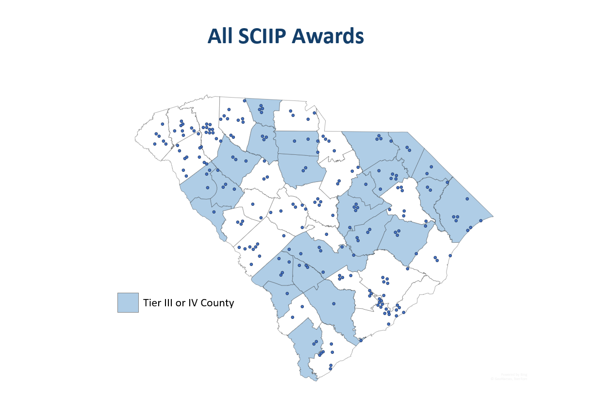 South Carolina Infrastructure Investment Program (SCIIP) All Awards